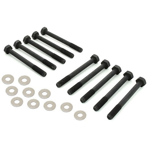  Set of 10 bolts and washers for Renault 4 cylinder head (10/1972-12/1993) - Cléon - RT40278 