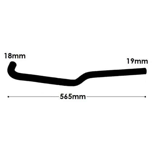 	
				
				
	Heating hose for Renault 4 - 18-19mm - RT40388-2
