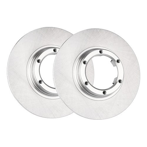     
                
                
    Paire de disques de frein pour Renault 4 (07/1982-12/1993) - 228x10 mm - RT60032
