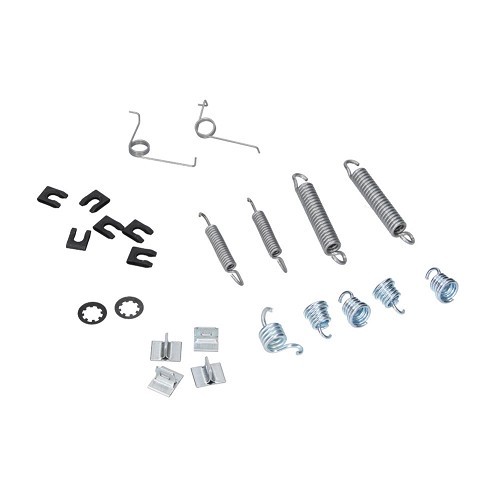  Complete front jaw fixing kit for Renault 4 with BENDIX drums (04/1968-07/1986) - 228 mm - RT60060 