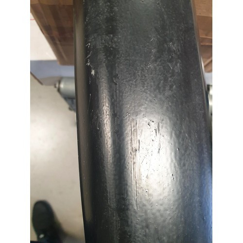 Rear bumper for Renault 4 Safari and Sixties (01/1976-12/1993) - black SECOND CHOIX - RTX10190