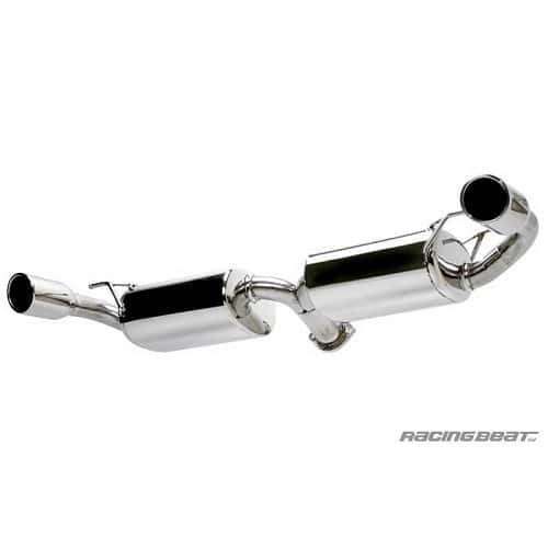  Stainless steel RACING BEAT twin exhaust line for Mazda RX8 SE (2003-2008) - RX01420-1 