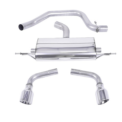     
                
                
    MILLTEK SSXAU143 : Ligne d'échappement complète après catalyseur - Dual - Necessite Valance 3.2 V6 pour Audi TT Mk2 2.0 TFSi 2WD 2006 et + - SSXAU143
