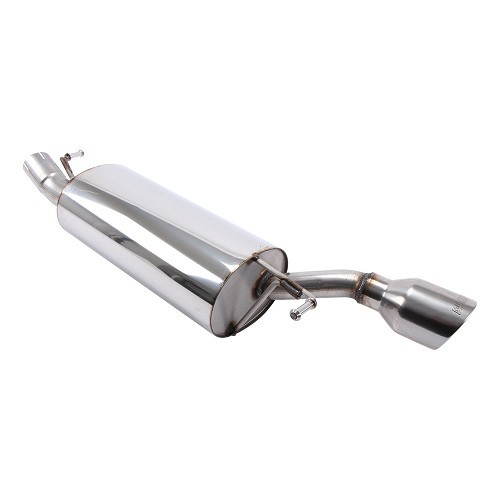  MILLTEK SSXAU148: Complete exhaust system after catalytic converter with intermediate pipe - Single tailpipe for Audi TT (8N) 1.8 Turbo - SSXAU148-1 