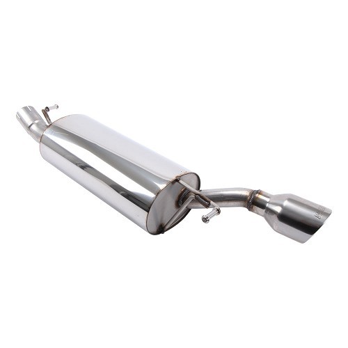 MILLTEK SSXAU148: Complete exhaust system after catalytic converter with intermediate pipe - Single tailpipe for Audi TT (8N) 1.8 Turbo - SSXAU148