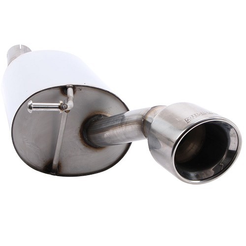 MILLTEK SSXAU148: Complete exhaust system after catalytic converter with intermediate pipe - Single tailpipe for Audi TT (8N) 1.8 Turbo - SSXAU148