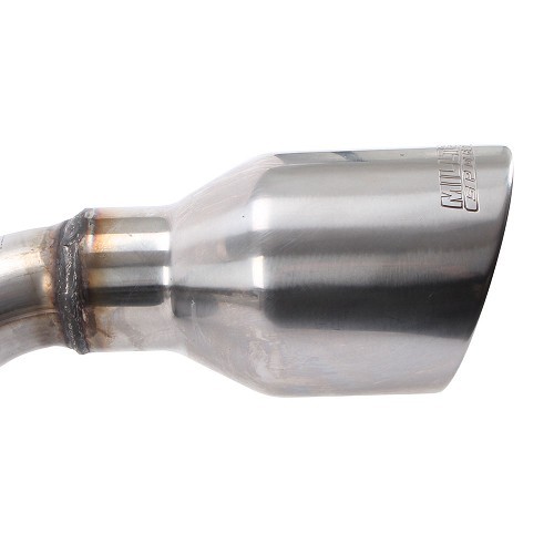 MILLTEK SSXAU148: Complete exhaust system after catalytic converter with intermediate pipe - Single tailpipe for Audi TT (8N) 1.8 Turbo - SSXAU148