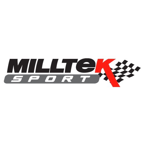  MILLTEK SSXAU200: Turbo downpipe met Sport Hi-Flow katalysator voor 2007 Audi S3 2.0 T Quattro 3-Deurs en - SSXAU200-1 