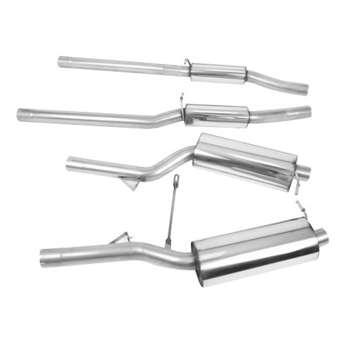     
                
                
    MILLTEK SSXAU212 : Ligne d'échappement complète après catalyseur intermediaire avec silencieux pour Audi RS6 V8 Bi-Turbo berline et break 2002 - - SSXAU212
