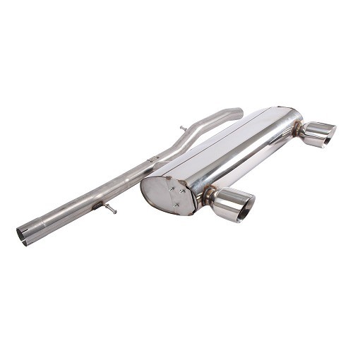  MILLTEK SSXAU237: Full exhaust line after catalytic converter - Without intermediate silencer for Audi TT 180/225 Quattro Coupe and Roadster 1998 - - SSXAU237-1 