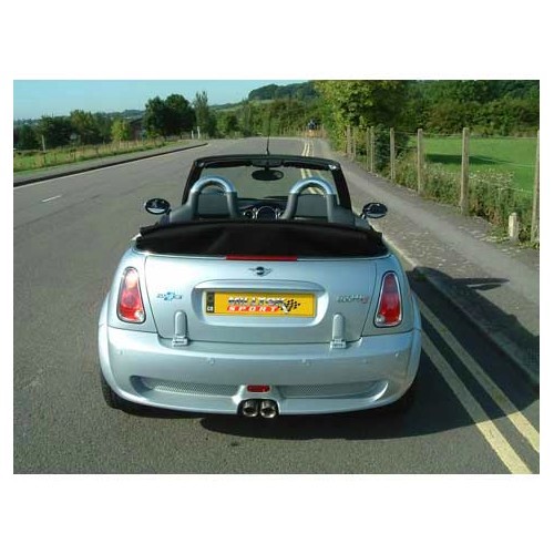 MILLTEK SSXM014: Full line (with Hi-Flow Sport catalytic converter) with intermediate for new Mini Cooper S Cabriolet up to ->07/08 - SSXM014