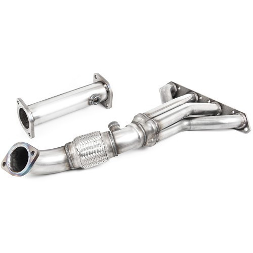  MILLTEK SSXM459: 4 in 1 exhaust manifold without catalytic converter for MINI R50-R52-R53 - SSXM459 
