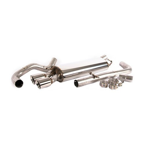  MILLTEK SSXVW052: Full exhaust line after direct intermediary catalytic converter, without silencer for Audi A3 1.9 TDi 90/100/110/130 bhp 1996 -> - SSXVW052 