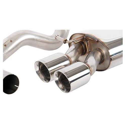  MILLTEK SSXVW052: Line after original catalytic converter, with intermediate silencer for Golf 4 1.8 Turbo and 1.9TDi - SSXVW052G-2 