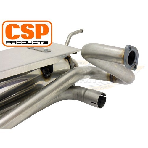  Auspuff CSP PYTHON Inox 38 mm für Typ 3 - T3C20311-4 