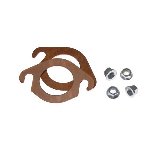 38 mm CSP stainless steel J pipes for Type 3 - pair - T3C22302