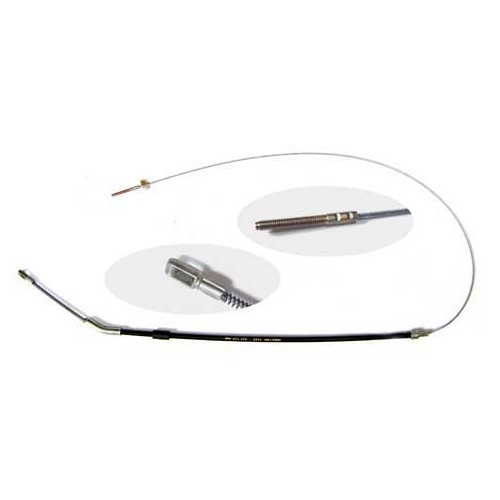     
                
                
    Cavo del freno a mano per Tipo 3 dal 04/65 al 07/67 - T3H29002
