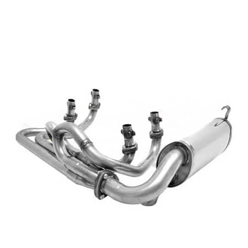  CSP Python stainless steel exhaust for T4 ->78engine in Beetle, 42 mm pipes - T4C20400 