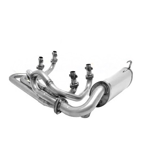     
                
                
    CSP Python stainless steel exhaust for T4 ->78engine in Beetle, 42 mm pipes - T4C20400
