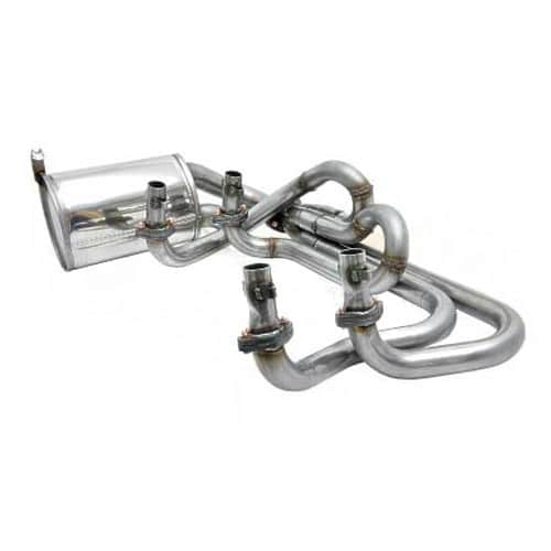  CSP Python stainless steel exhaust for T4 engine 78-> in Beetle, 45 mm pipes - T4C20402-1 