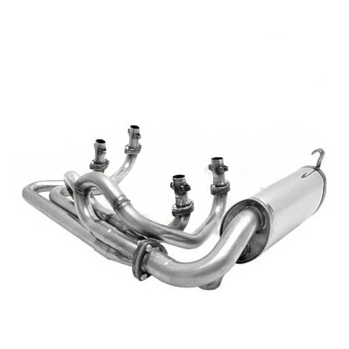     
                
                
    CSP Python stainless steel exhaust for T4 engine 78-> in Beetle, 45 mm pipes - T4C20402
