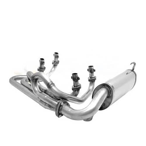  CSP Python stainless steel exhaust for T4 engine 79 -> in Beetle, 45 mm pipes - T4C20403 