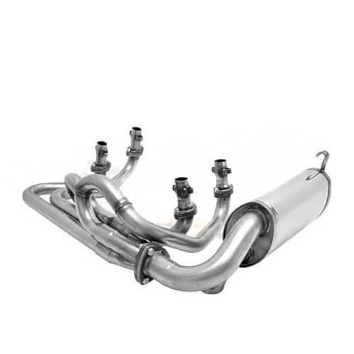  CSP Python stainless steel exhaust for T4 engine 78-> in Beetle, 48 mm pipes - T4C20404 