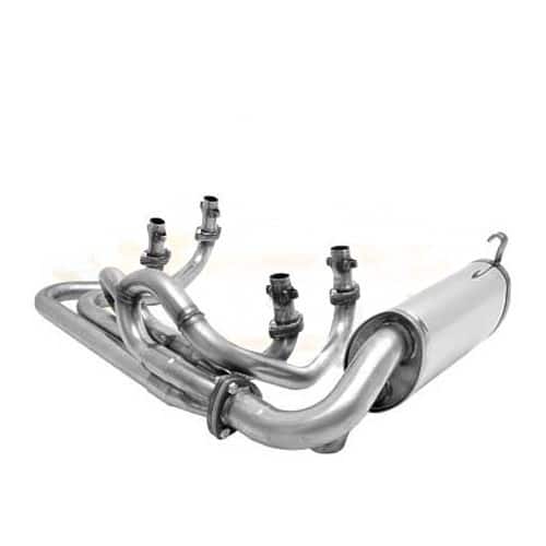  CSP Python stainless steel exhaust for T4 engine 79-> in Beetle, 48 mm pipes - T4C20405 