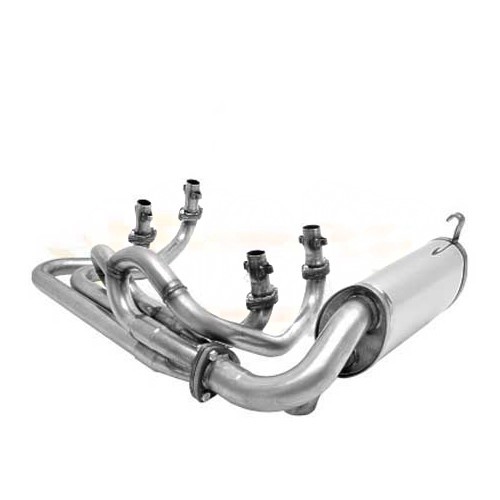     
                
                
    CSP Python stainless steel exhaust for T4 engine 79-> in Beetle, 48 mm pipes - T4C20405
