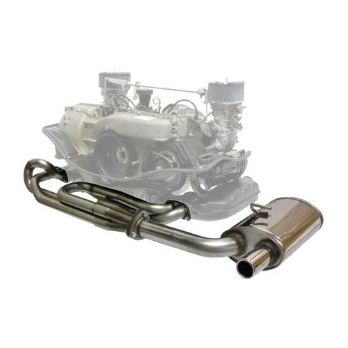 Échappement Inox CSP Python 42 mm pour VW Combi 1.7 ->2.0 - T4C20420