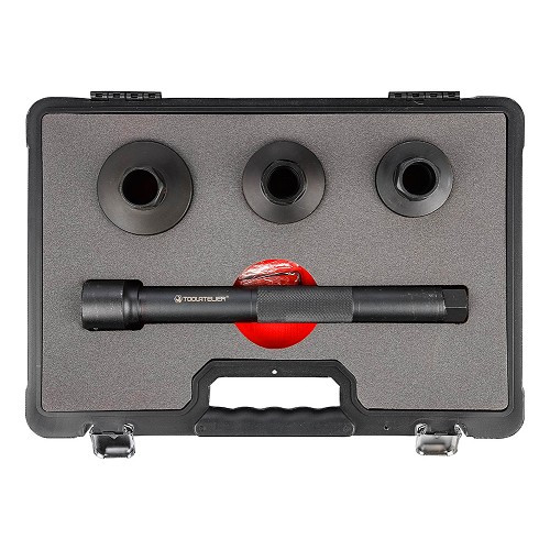     
                
                
    Extracteur de rotules axiales TOOLATELIER / Démonte biellette de direction avec 3 têtes interchangeables - TA00018
