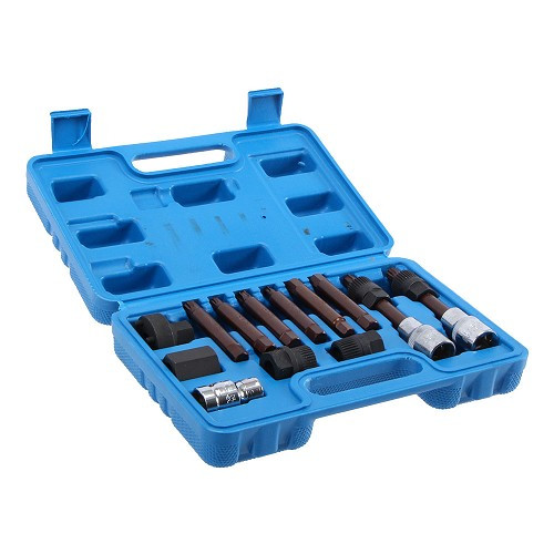 Douilles et embouts TOOLATELIER pour le démontage de poulie débrayable d'alternateur,1/2 - TA00026