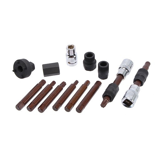 Douilles et embouts TOOLATELIER pour le démontage de poulie débrayable d'alternateur,1/2 - TA00026