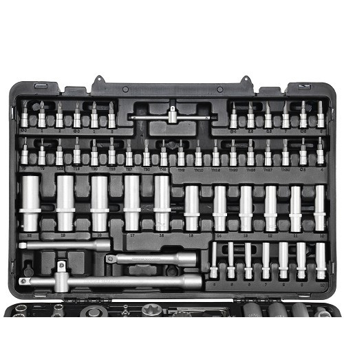 12-sided ratchets and sockets TOOLATELIER 171-piece tool set - TA00052