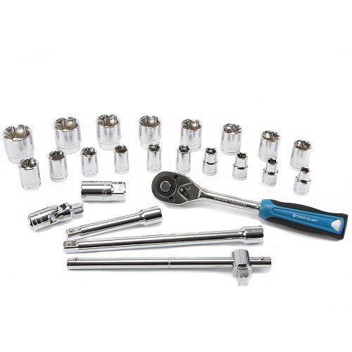  Socket and ratchet set TOOLATELIER - sizes in inches - TA00082-1 