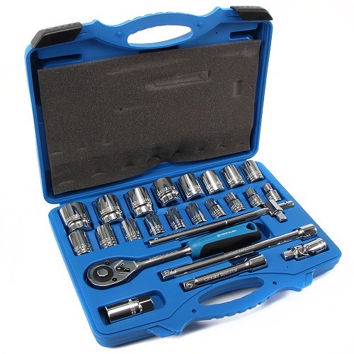  Socket and ratchet set TOOLATELIER - sizes in inches - TA00082-4 