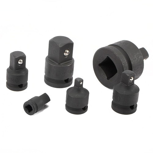     
                
                
    Set of 6 impact wrench adaptors/reducers TOOLATELIER - TA00096

