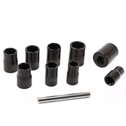 Steckschlüssel für beschädigte Muttern TOOLATELIER Vierkant 3/8. - TA00104