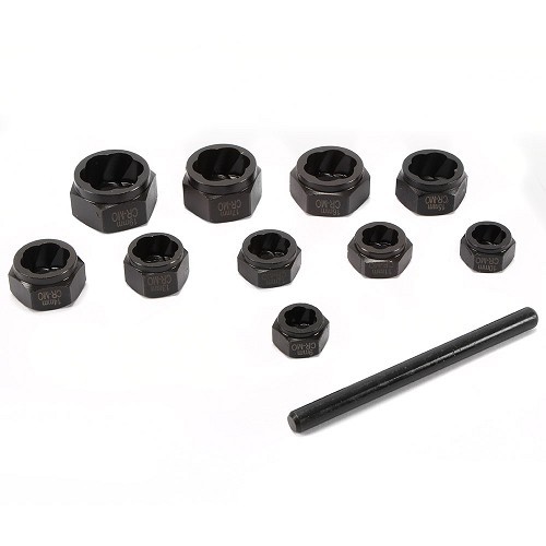  Damaged screw/nut and bolt extractor set TOOLATELIER - TA00210 
