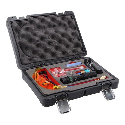  Coffret outils TOOLATELIER pour la détection de fuites de gaz réfrigérant R12 R22 R134A des circuits de climatisation automobile - TA00271-2 