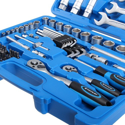 92-piece Socket Set, 1/4 + 3/8, in INCH TOOLATELIER - TA00389