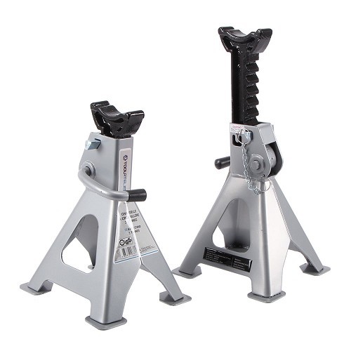     
                
                
    Chandelles 3 tonnes TOOLATELIER avec goupilles de sécurité - TA00391
