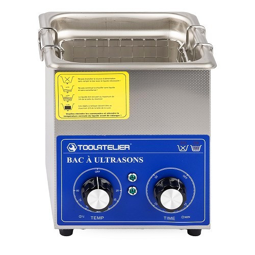  Máquina de limpeza por ultra-sons 2 litros TOOLATELIER - TA00436-1 