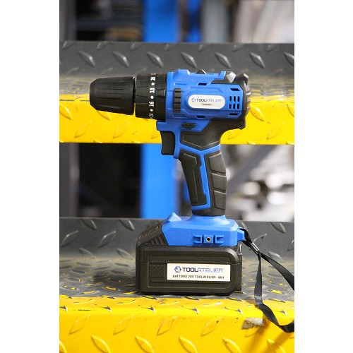 Perceuse visseuse sans fil 20V à percussion TOOLATELIER - 1450trs/minute - TA00501