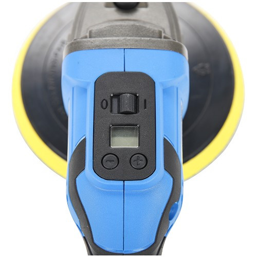 TOOLATELIER 20V cordless brushless orbital polisher with variable speed - 500 to 3000 rpm - TA00505