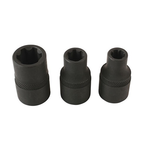  Set of 3 Ribe-type sockets - TB00225-4 