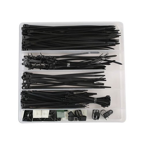  Plastic cable tie kit - 210 pieces - TB00249 