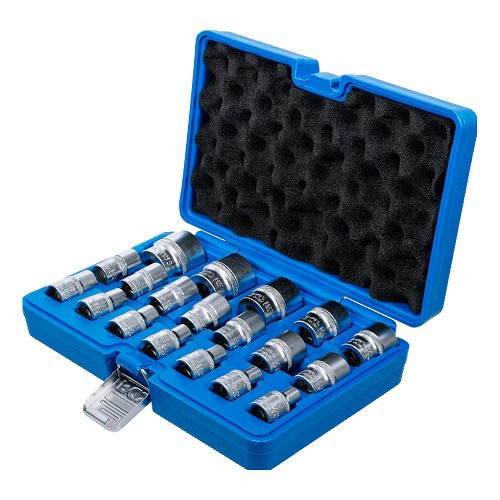 Set di 19 bussole BGS da 1/2 esagonali - TB00269