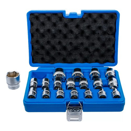     
                
                
    Set of 19 BGS 1/2" hexagon sockets - TB00269
