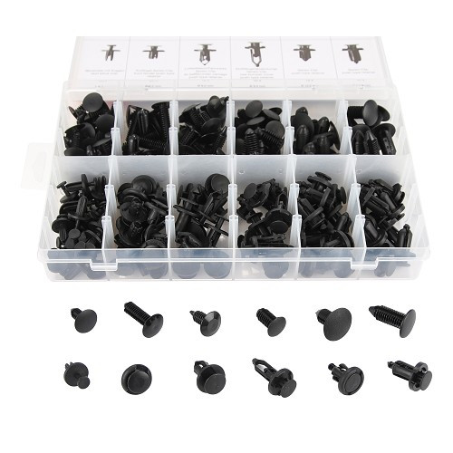 BGS-Universal-Automobilclip-Sortiment | 192 Teile - TB00356